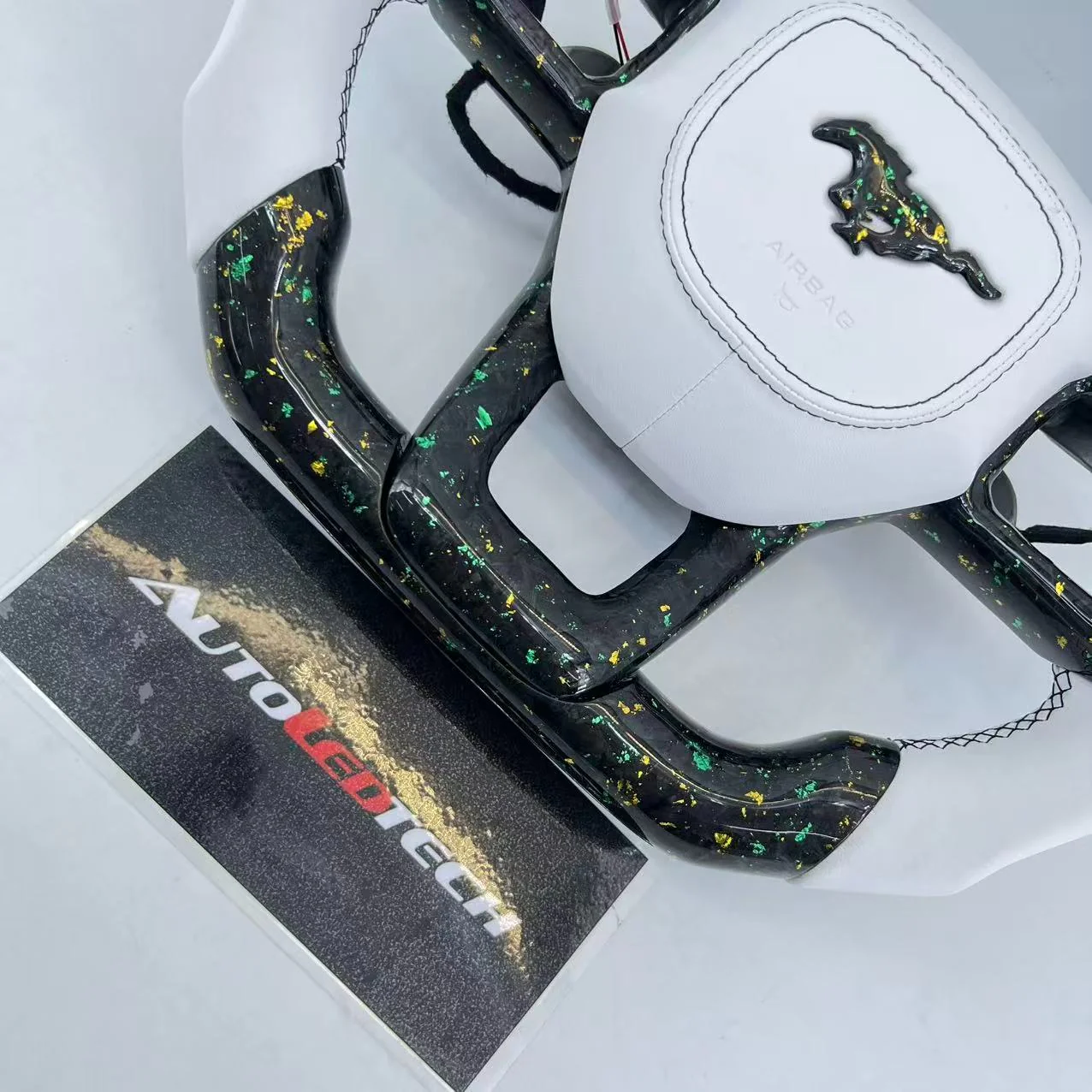 2024-2026+ Ford Mustang S650 Carbon Fiber LED Steering Wheel - Image 10