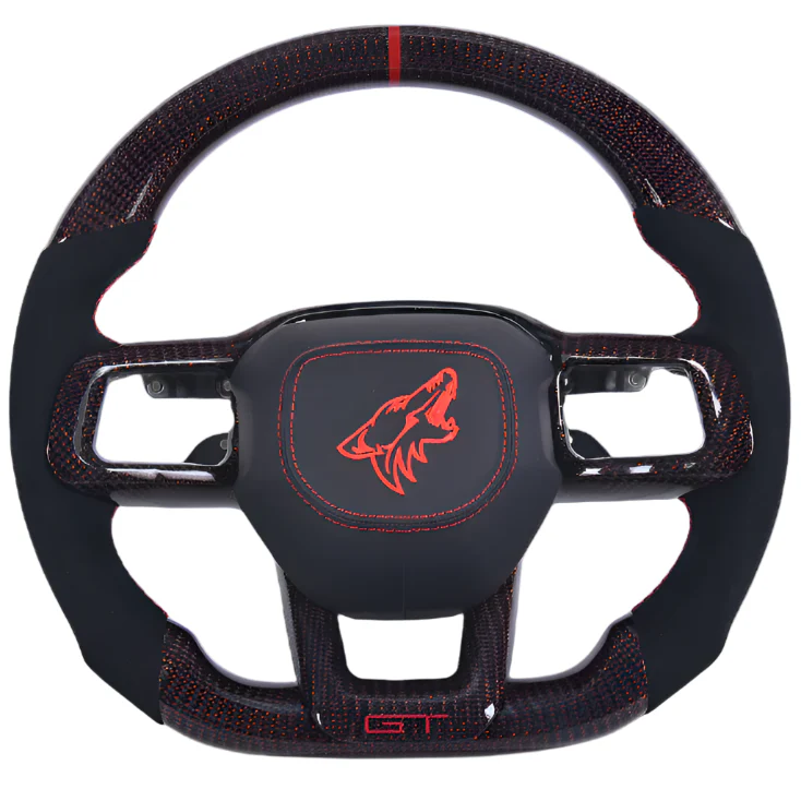 2024-2026+ Ford Mustang S650 Carbon Fiber LED Steering Wheel - Image 12