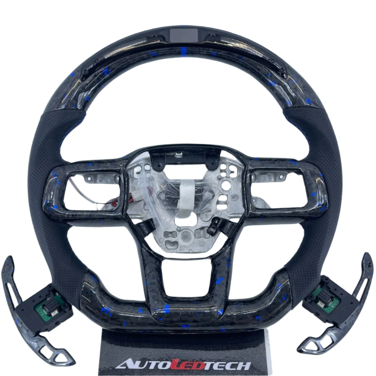 2024-2026+ Ford Mustang S650 Carbon Fiber LED Steering Wheel - Image 15