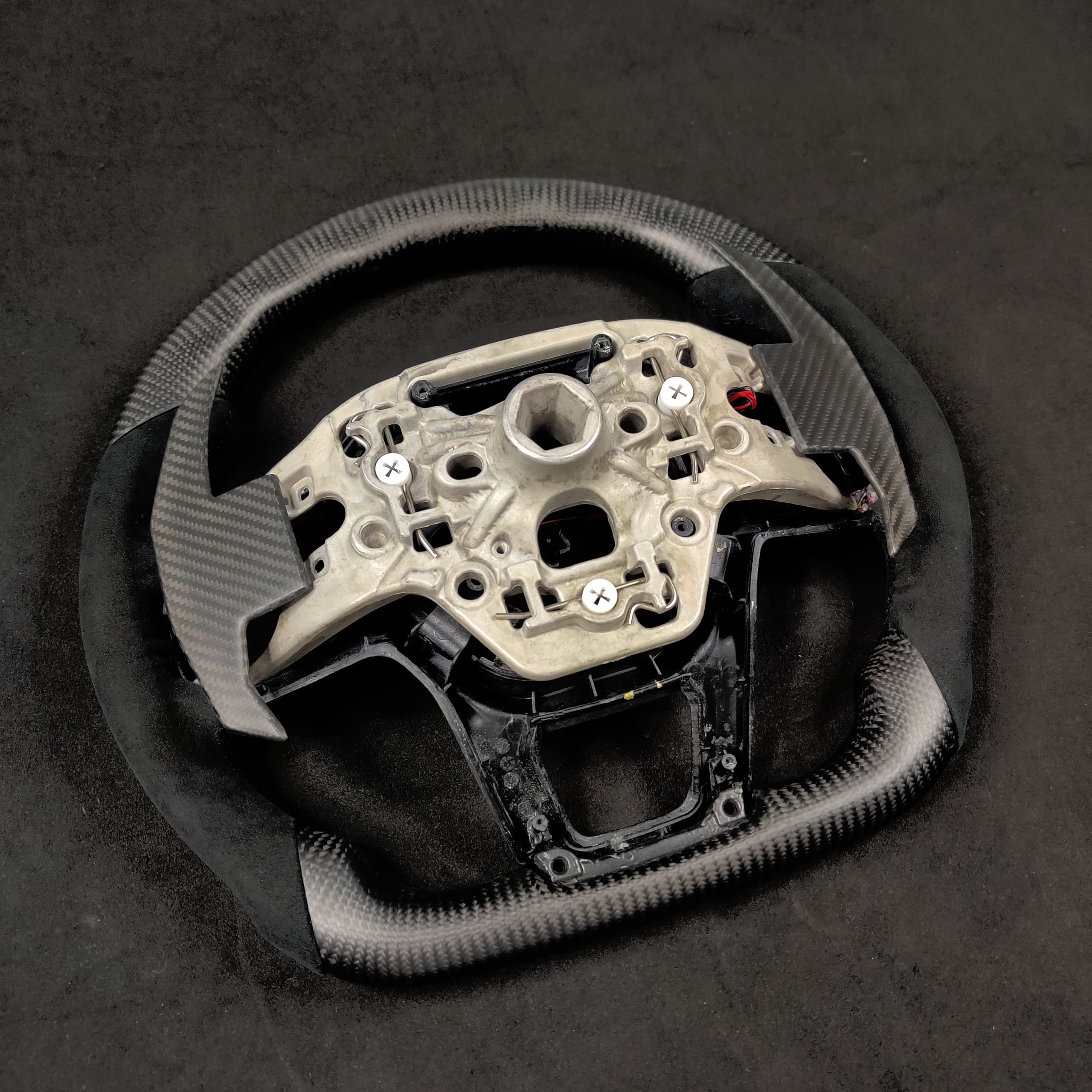 2024-2026+ Ford Mustang S650 Carbon Fiber LED Steering Wheel - Image 16