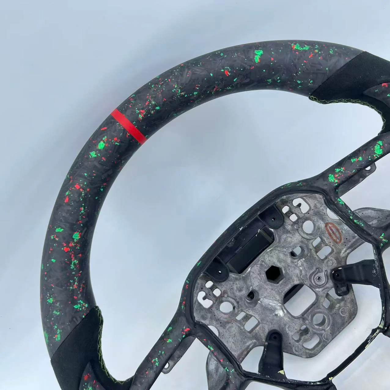 2024-2026+ Ford Mustang S650 Carbon Fiber LED Steering Wheel - Image 24