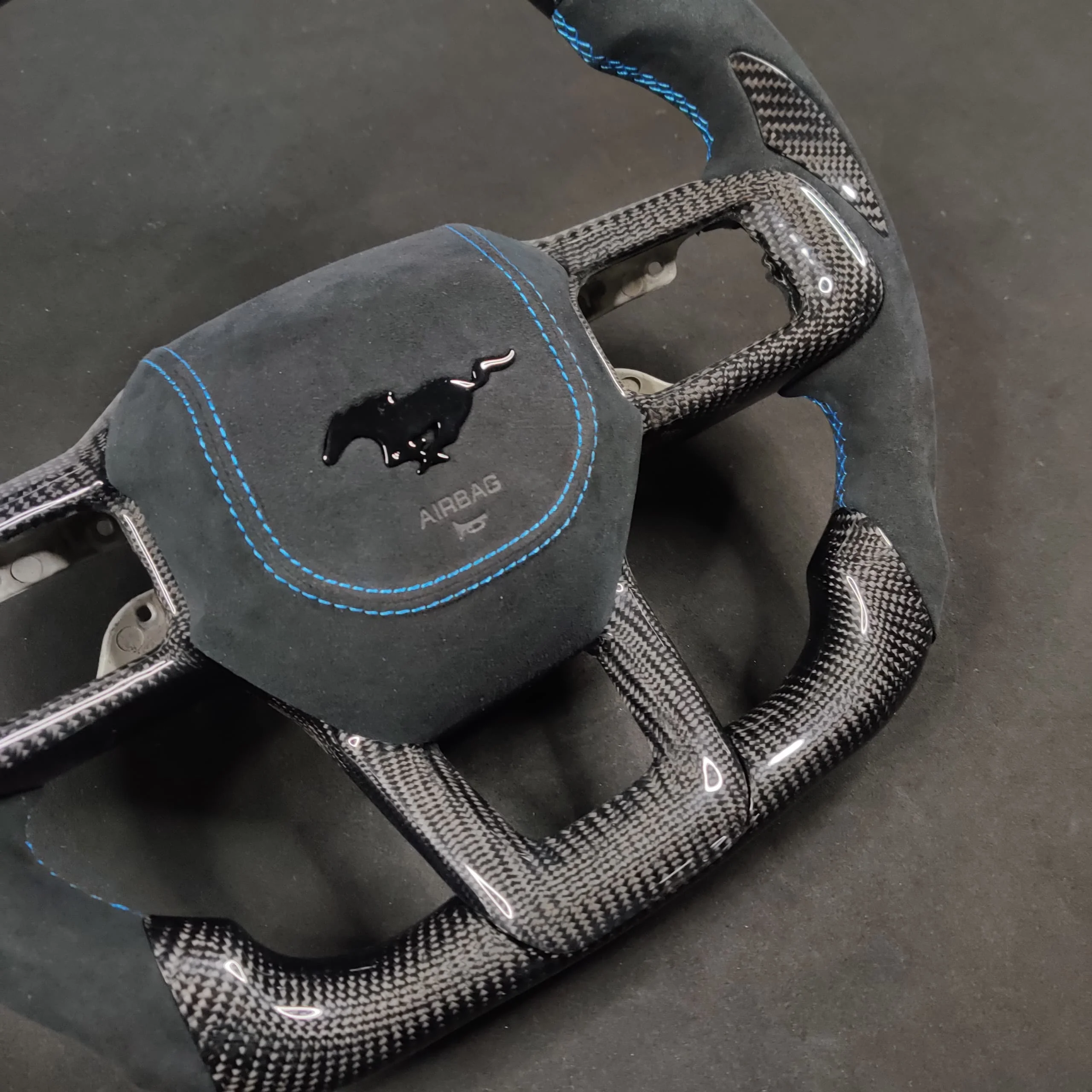 2024-2026+ Ford Mustang S650 Carbon Fiber LED Steering Wheel - Image 25