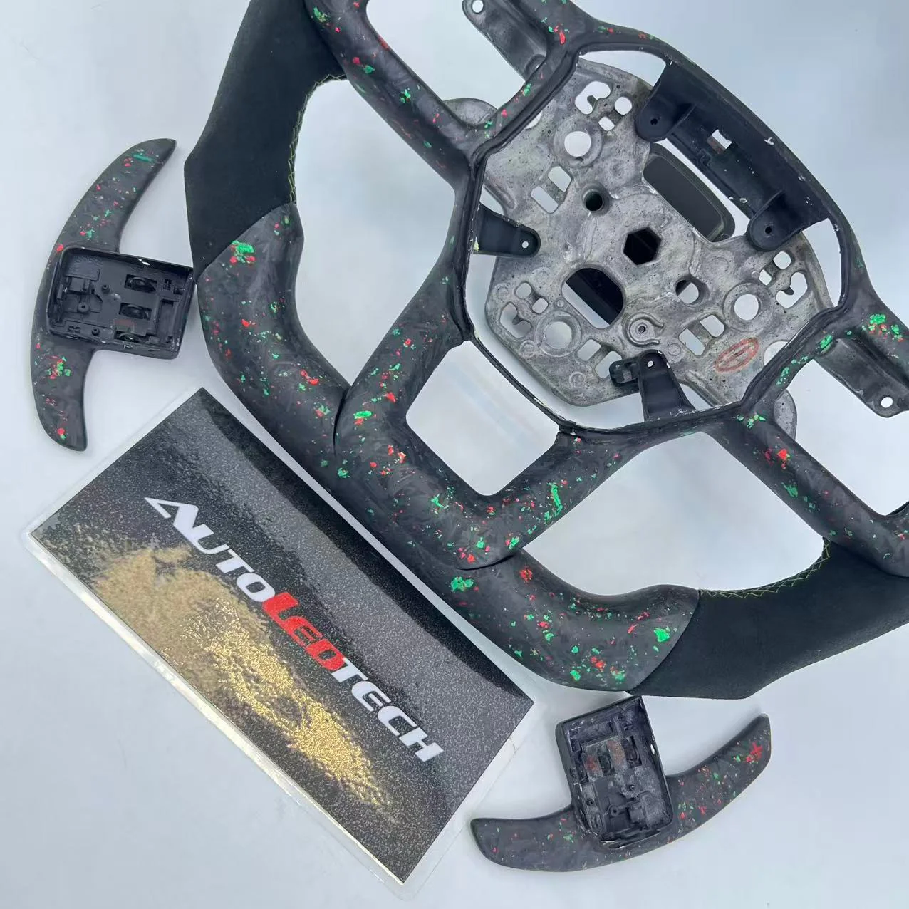 2024-2026+ Ford Mustang S650 Carbon Fiber LED Steering Wheel - Image 30