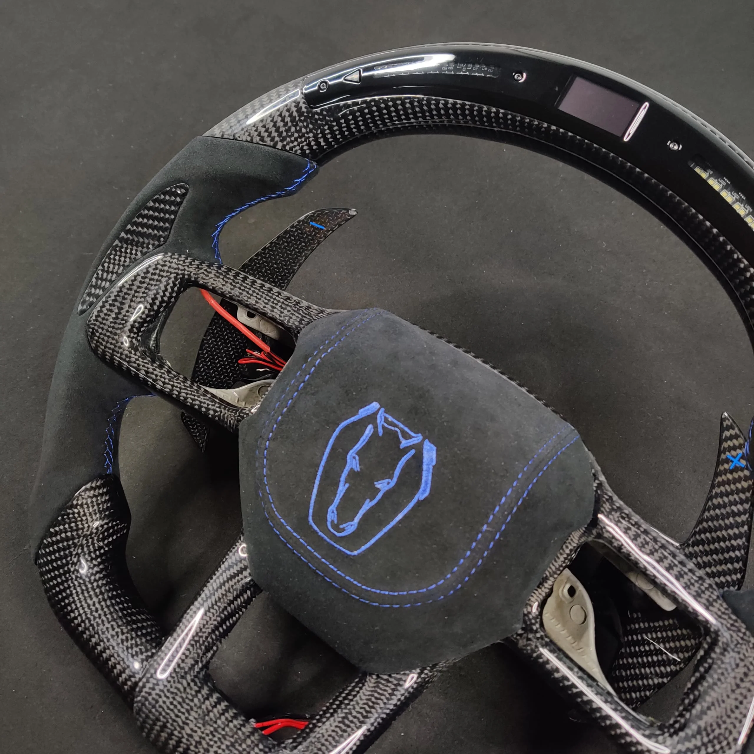 2024-2026+ Ford Mustang S650 Carbon Fiber LED Steering Wheel - Image 31