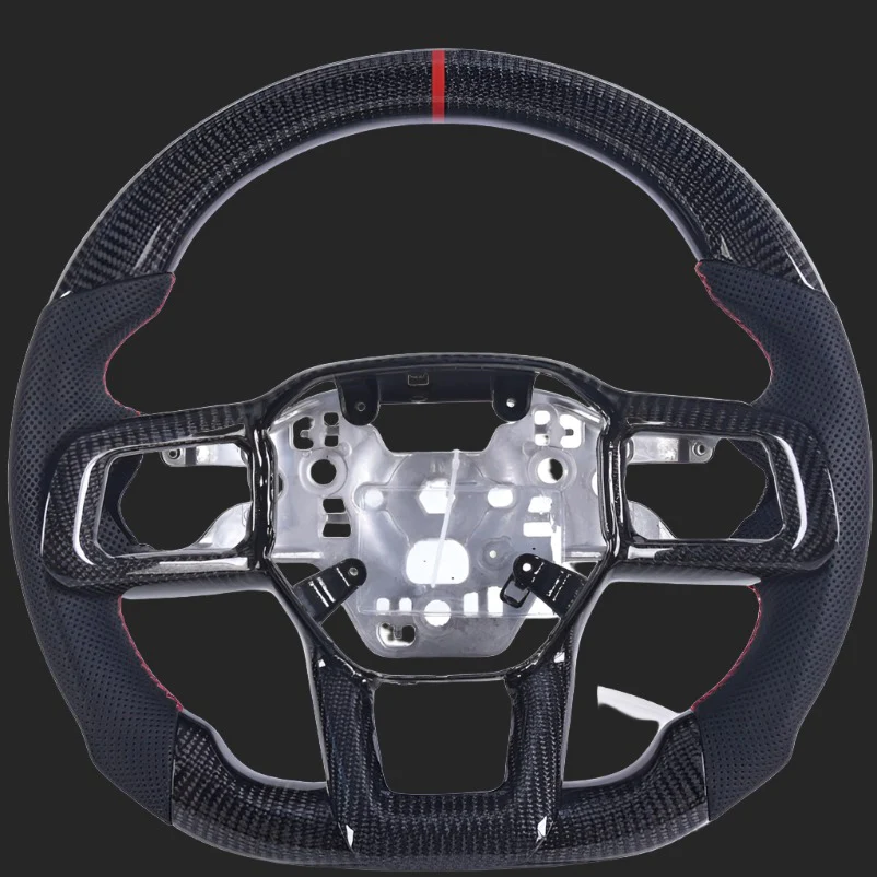 2024-2026+ Ford Mustang S650 Carbon Fiber LED Steering Wheel - Image 38