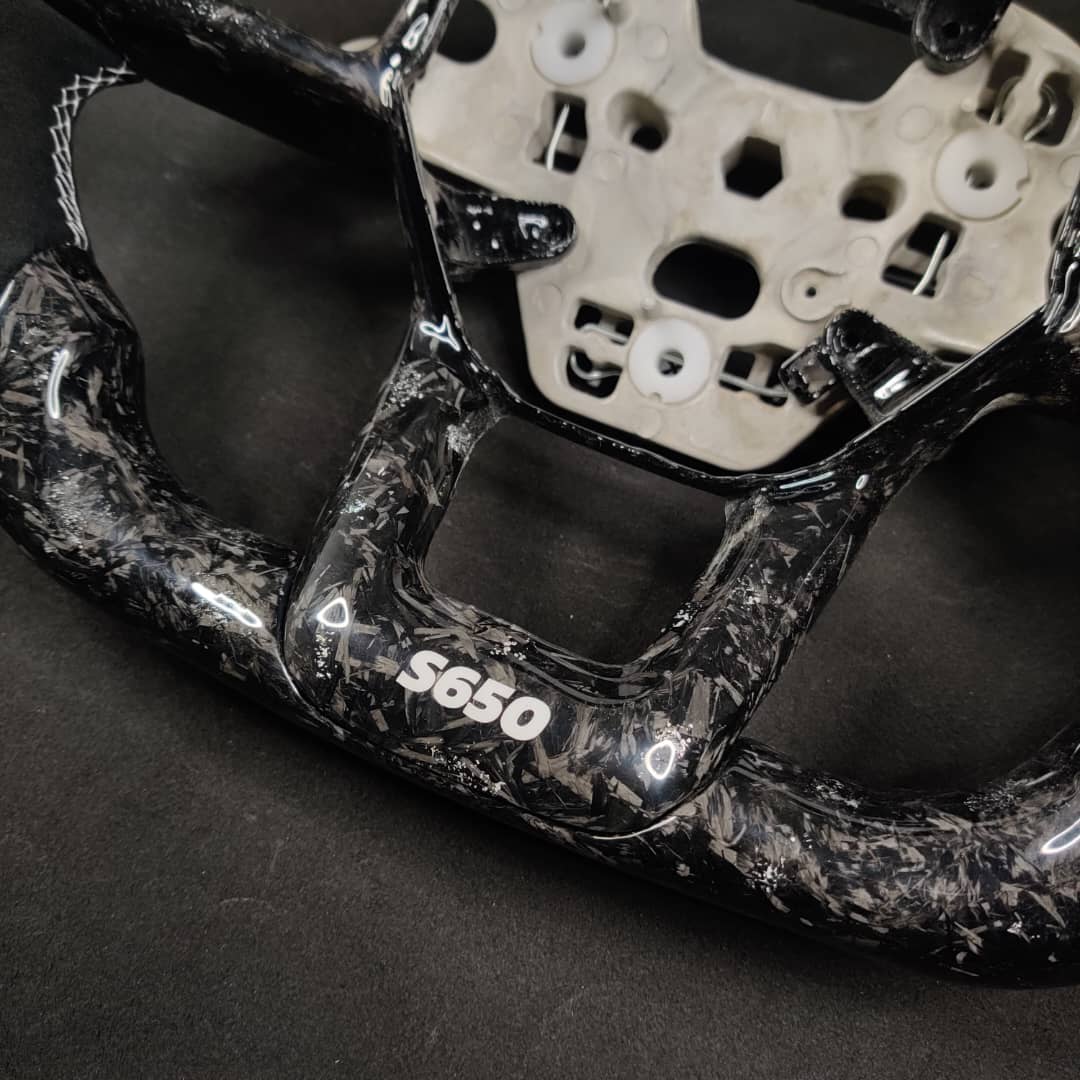 2024-2026+ Ford Mustang S650 Carbon Fiber LED Steering Wheel - Image 39