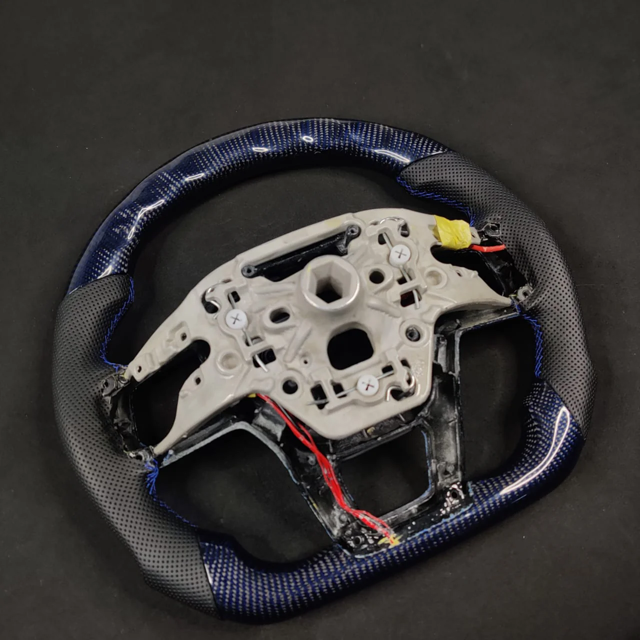 2024-2026+ Ford Mustang S650 Carbon Fiber LED Steering Wheel - Image 42