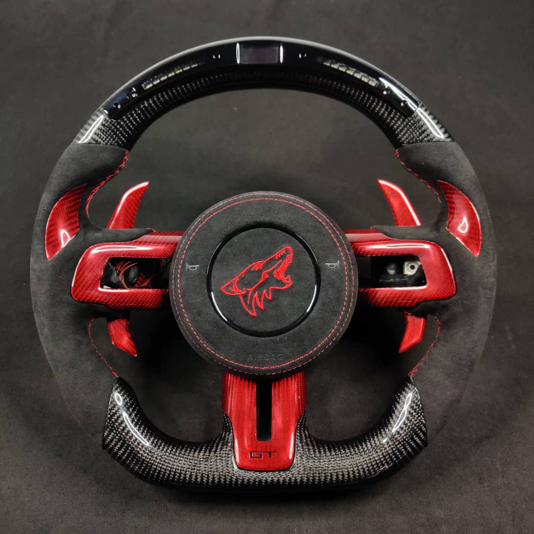 2024-2026+ Ford Mustang S650 Carbon Fiber LED Steering Wheel - Image 47