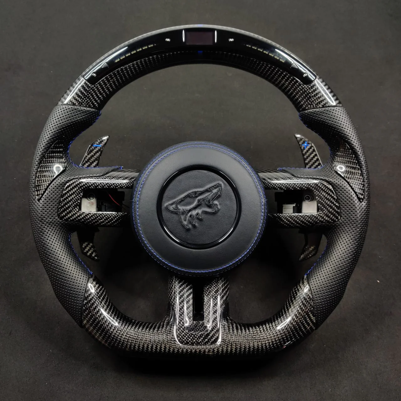 2024-2026+ Ford Mustang S650 Carbon Fiber LED Steering Wheel - Image 48