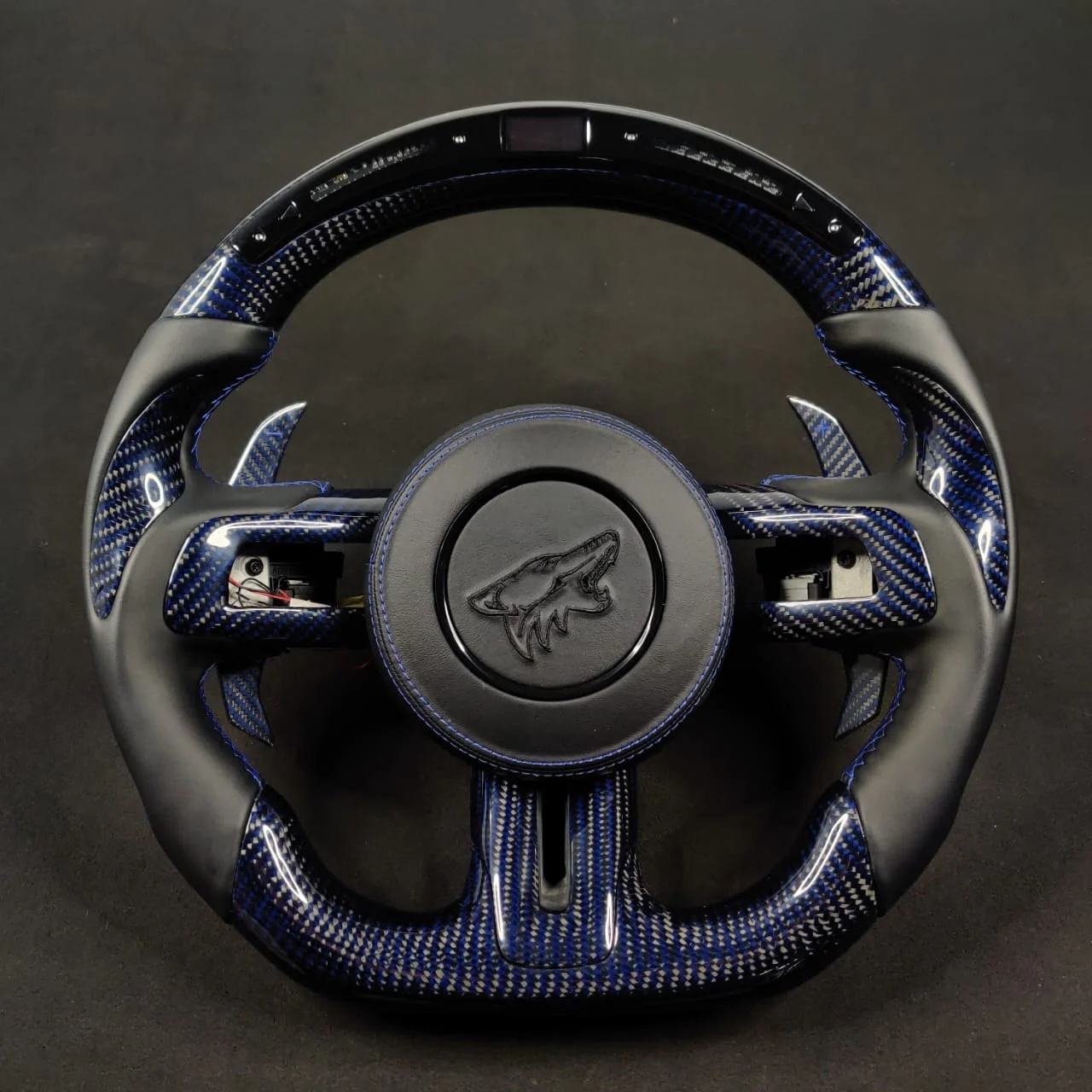 2024-2026+ Ford Mustang S650 Carbon Fiber LED Steering Wheel - Image 51