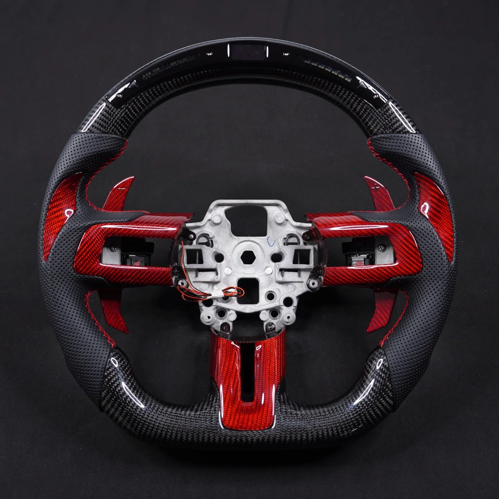 2024-2026+ Ford Mustang S650 Carbon Fiber LED Steering Wheel - Image 61