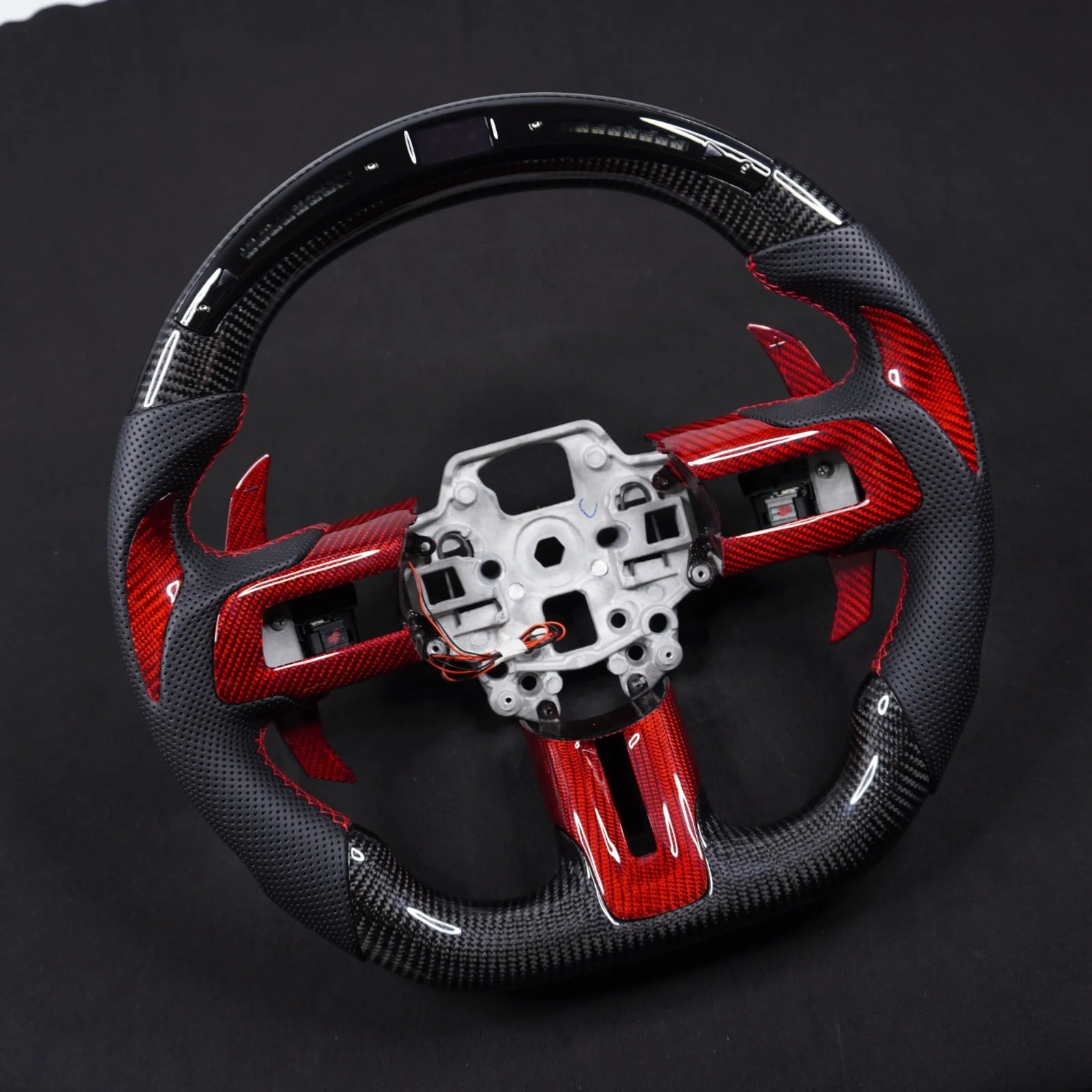 2024-2026+ Ford Mustang S650 Carbon Fiber LED Steering Wheel - Image 68