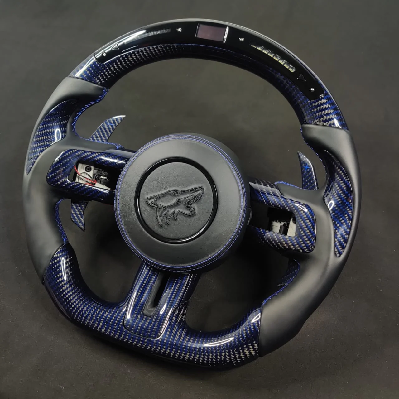 2024-2026+ Ford Mustang S650 Carbon Fiber LED Steering Wheel - Image 71