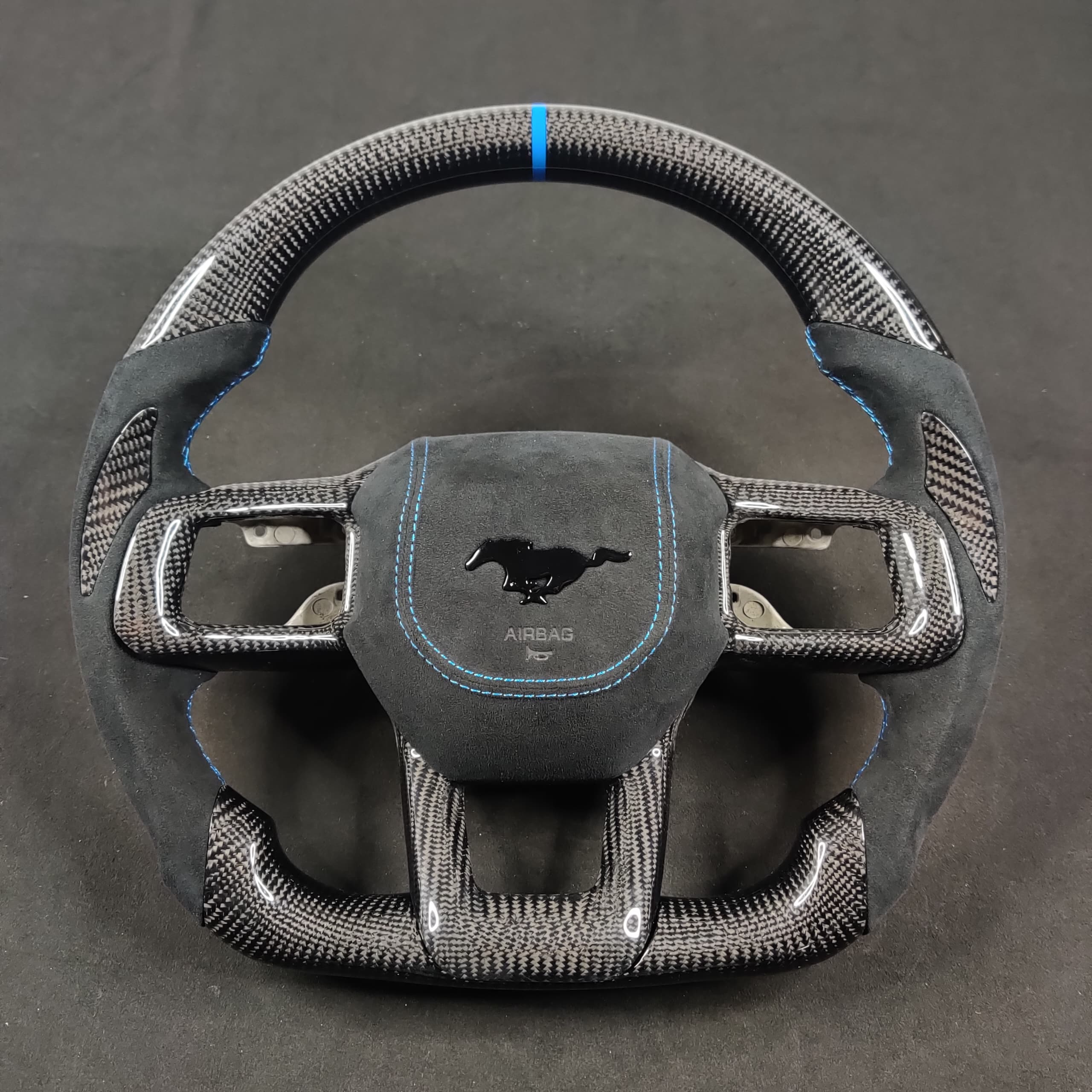 2024-2026+ Ford Mustang S650 Carbon Fiber LED Steering Wheel - Image 85