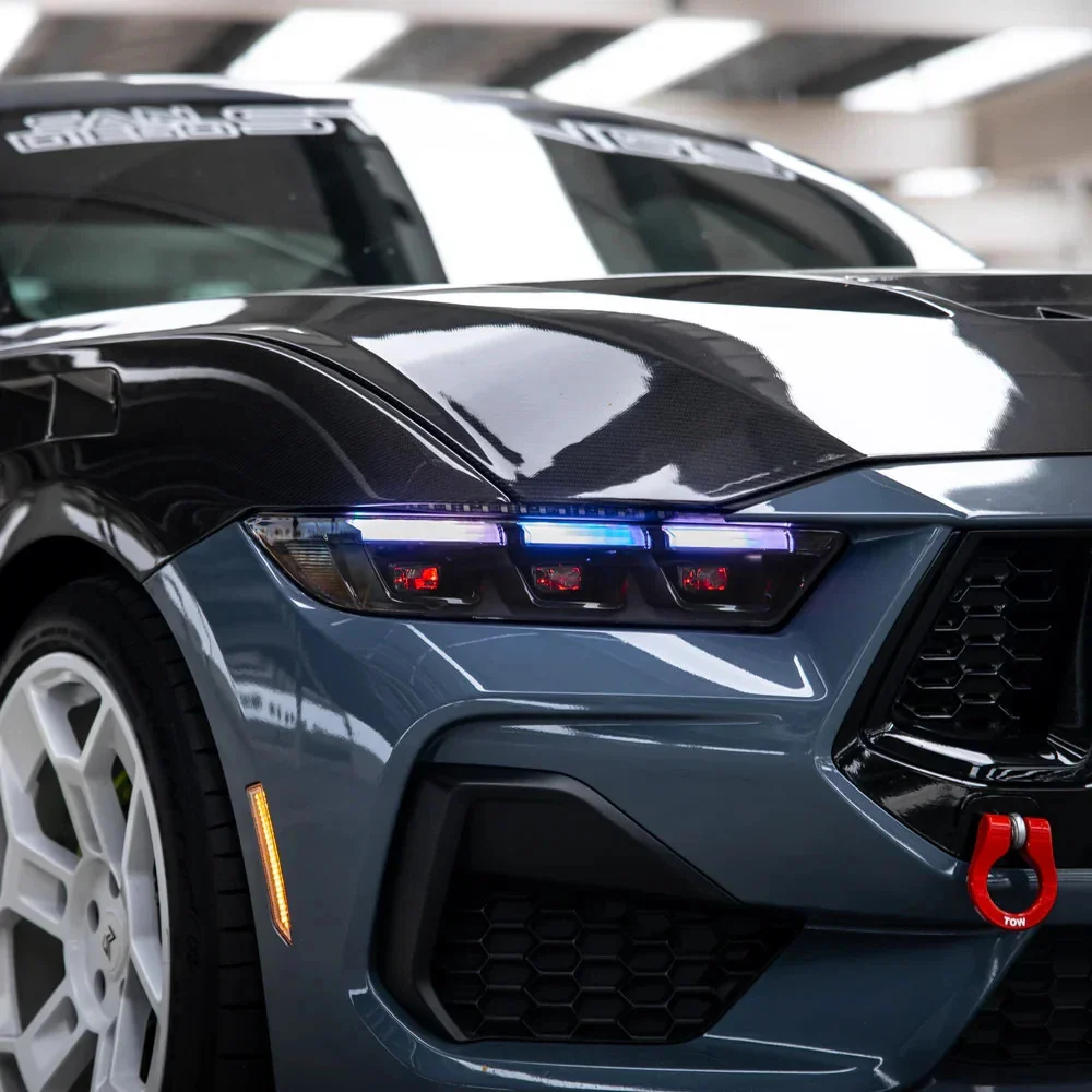 2024-2026+ Ford Mustang S650 RGB Flow Series LED DRL Headlights - Image 4