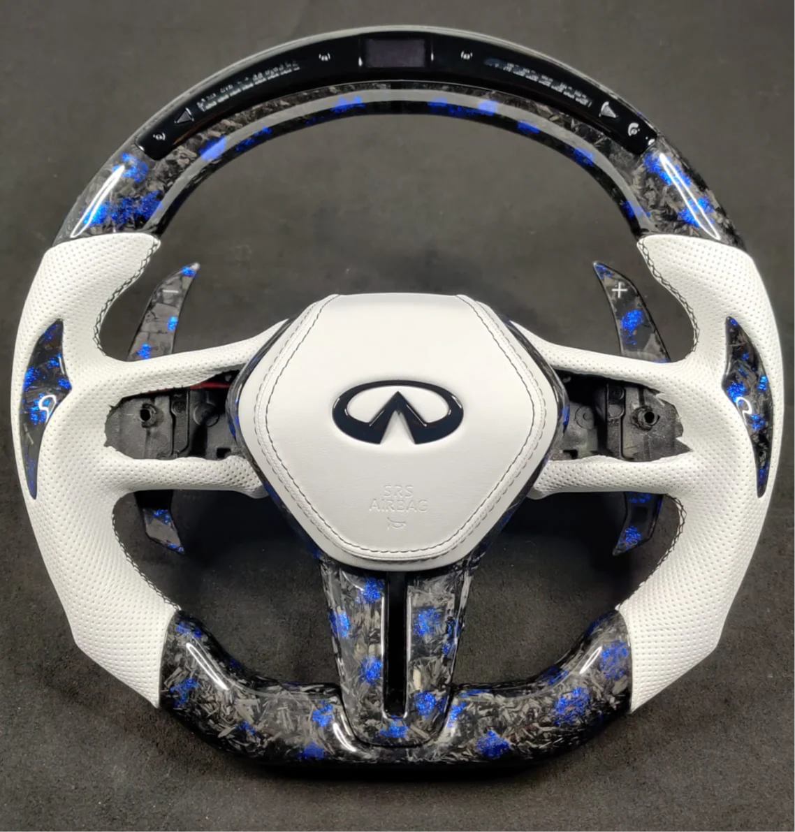 2013-2024 Infiniti Q50 Q60 Custom Carbon Fiber Steering Wheel - Image 9