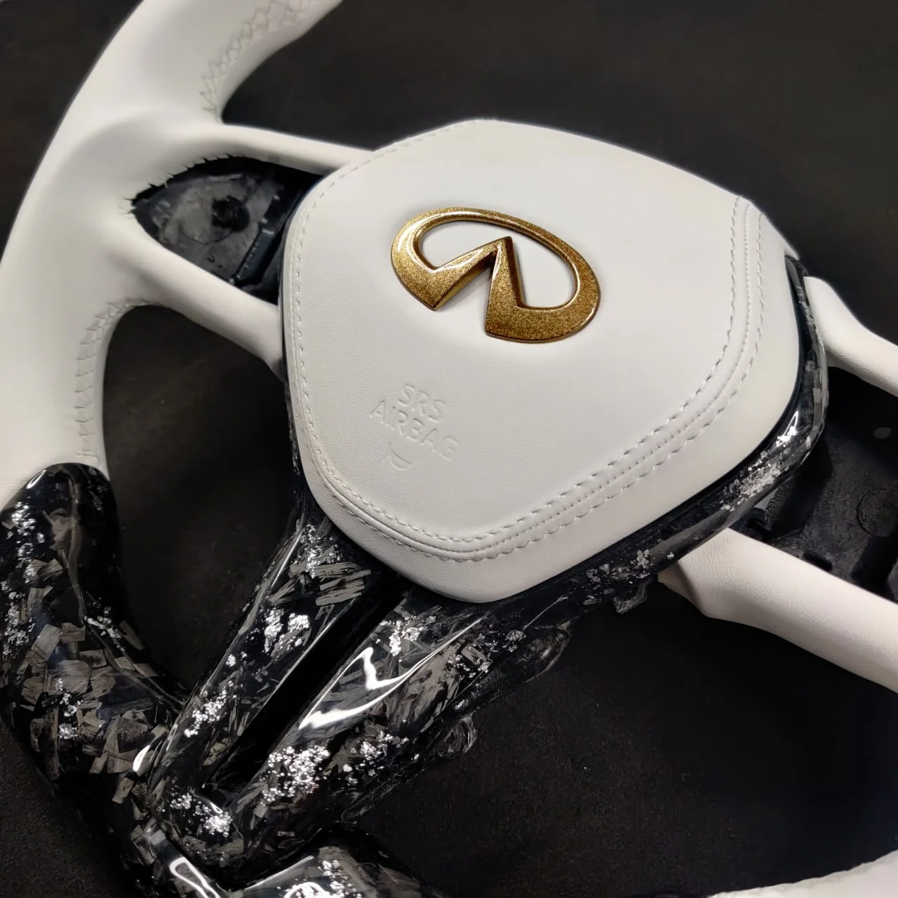 2013-2024 Infiniti Q50 Q60 Custom Carbon Fiber Steering Wheel - Image 22