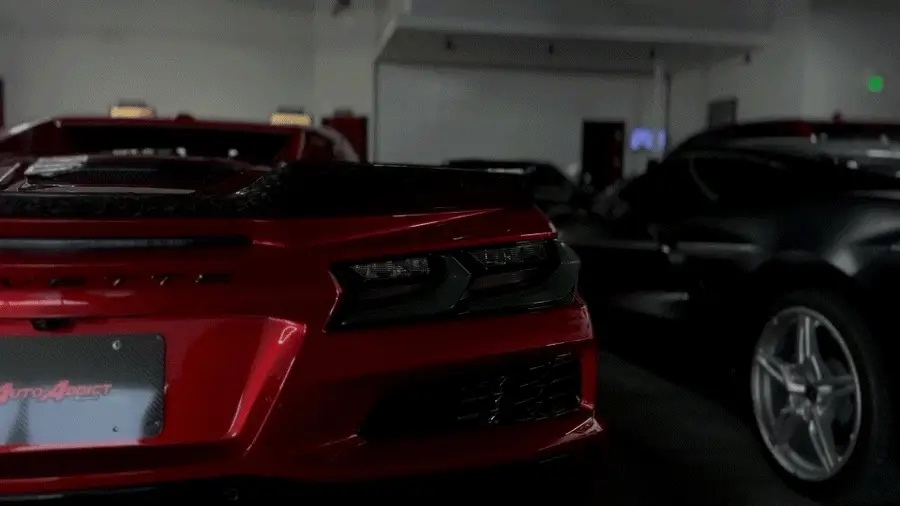 2020-2026+ C8 Corvette Smoked Euro Style LED Tail Lights - Image 3