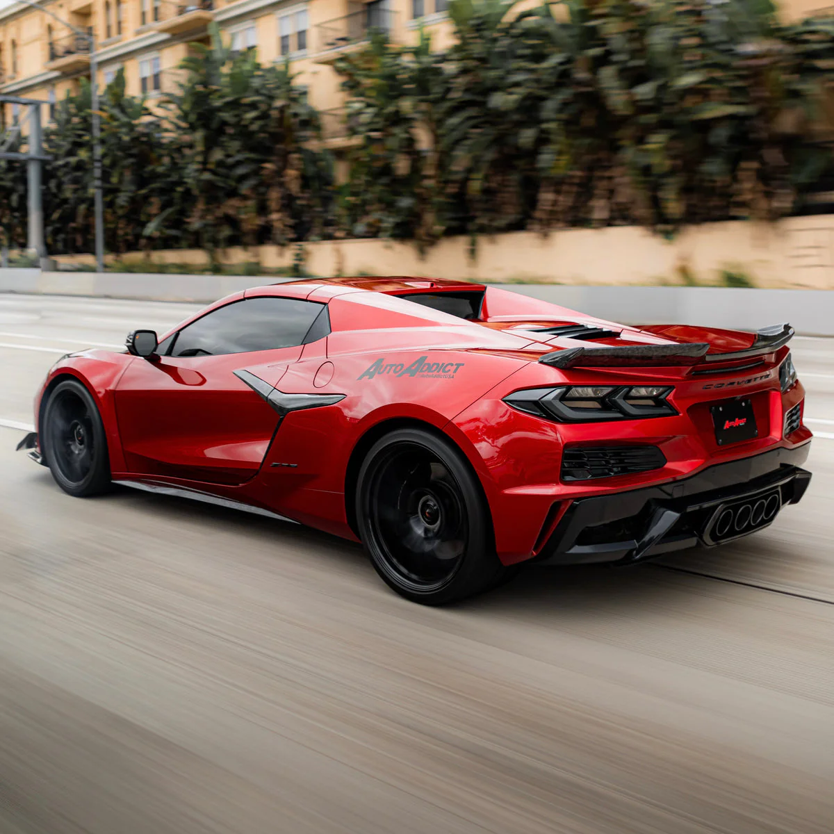 2020-2026+ C8 Corvette Smoked Euro Style LED Tail Lights - Image 4