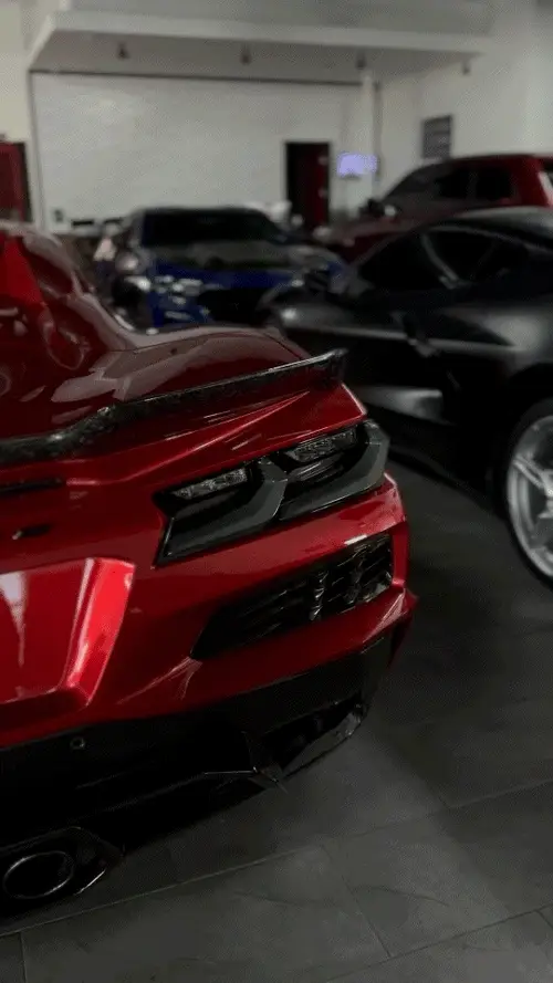 2020-2026+ C8 Corvette Smoked Euro Style LED Tail Lights - Image 5