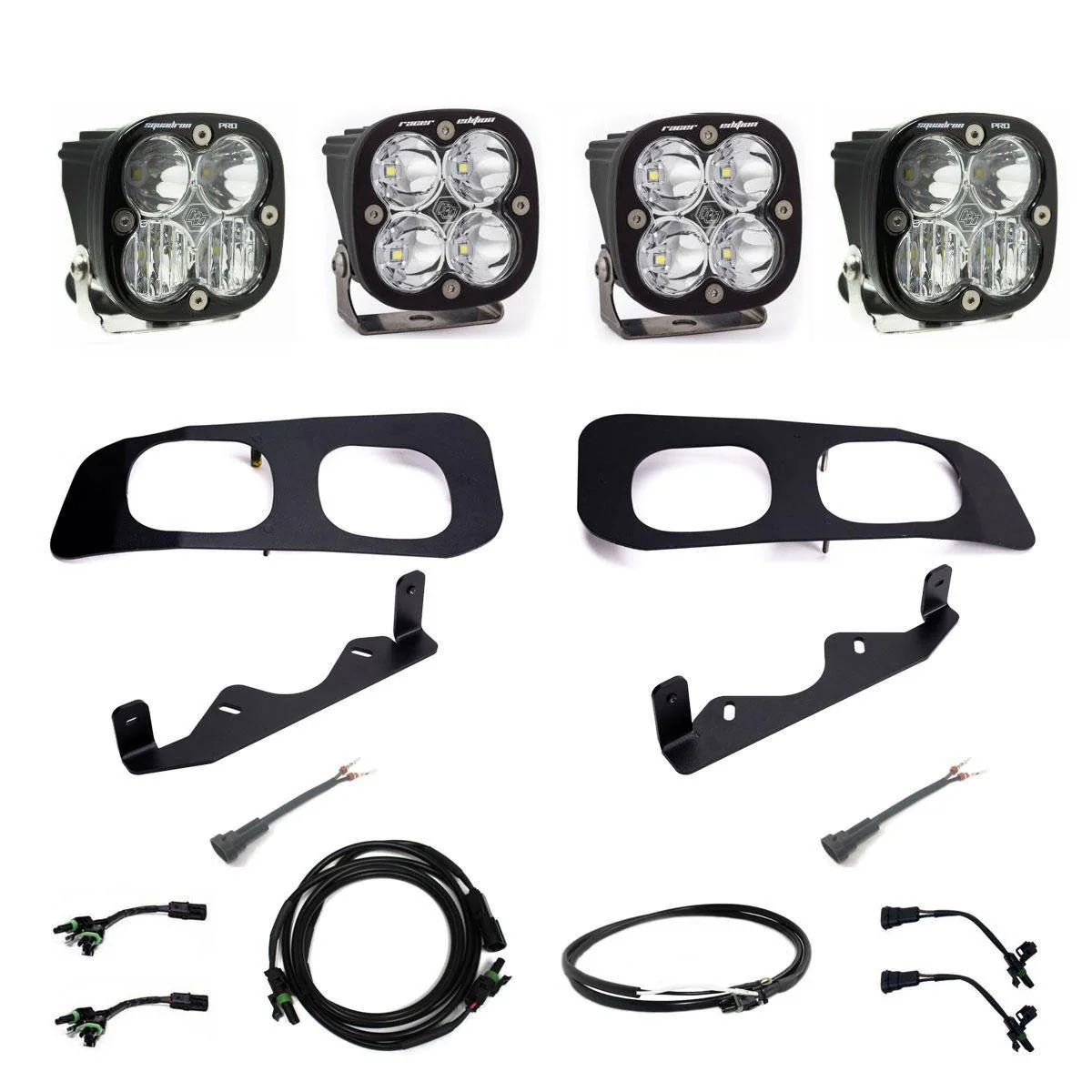 2023-2026+ Ford F250 Super Duty Baja Designs Squadron Dual Fog Pocket Light Kit - Image 4
