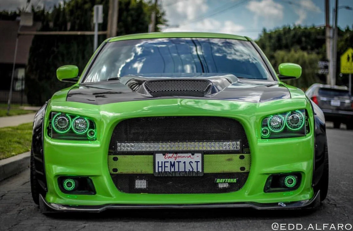 2005-2010 Dodge Charger RGBW Flow Series LED Halo Kit - Image 13