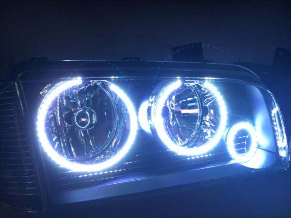 2005-2010 Dodge Charger RGBW Flow Series LED Halo Kit - Image 15