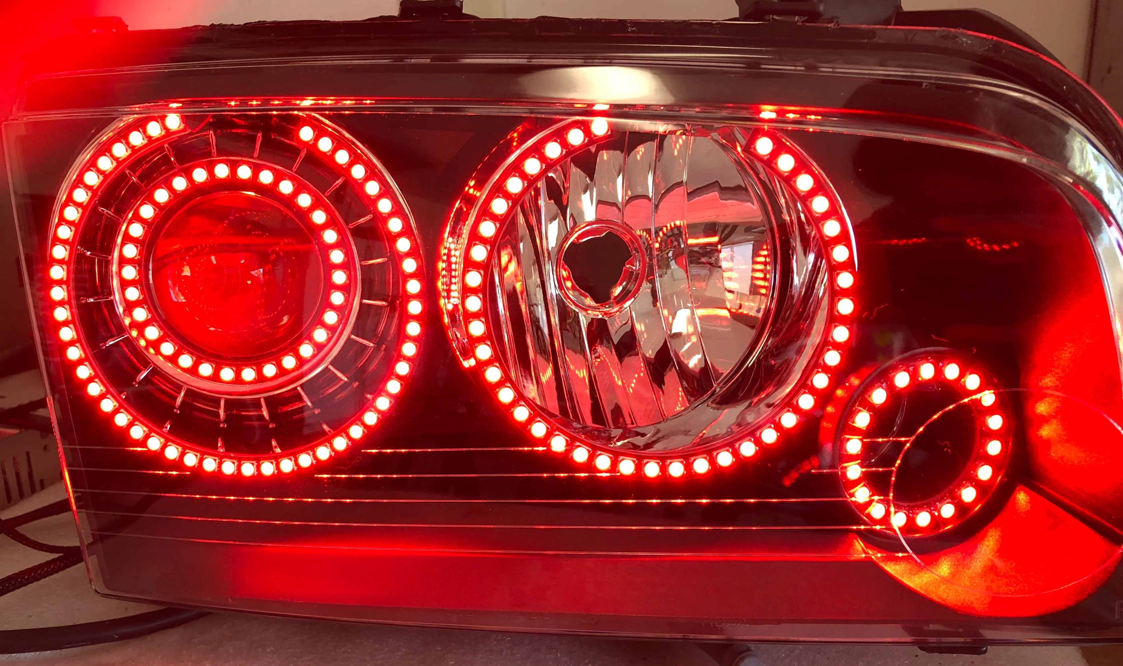 2005-2010 Dodge Charger RGBW Flow Series LED Halo Kit - Image 18