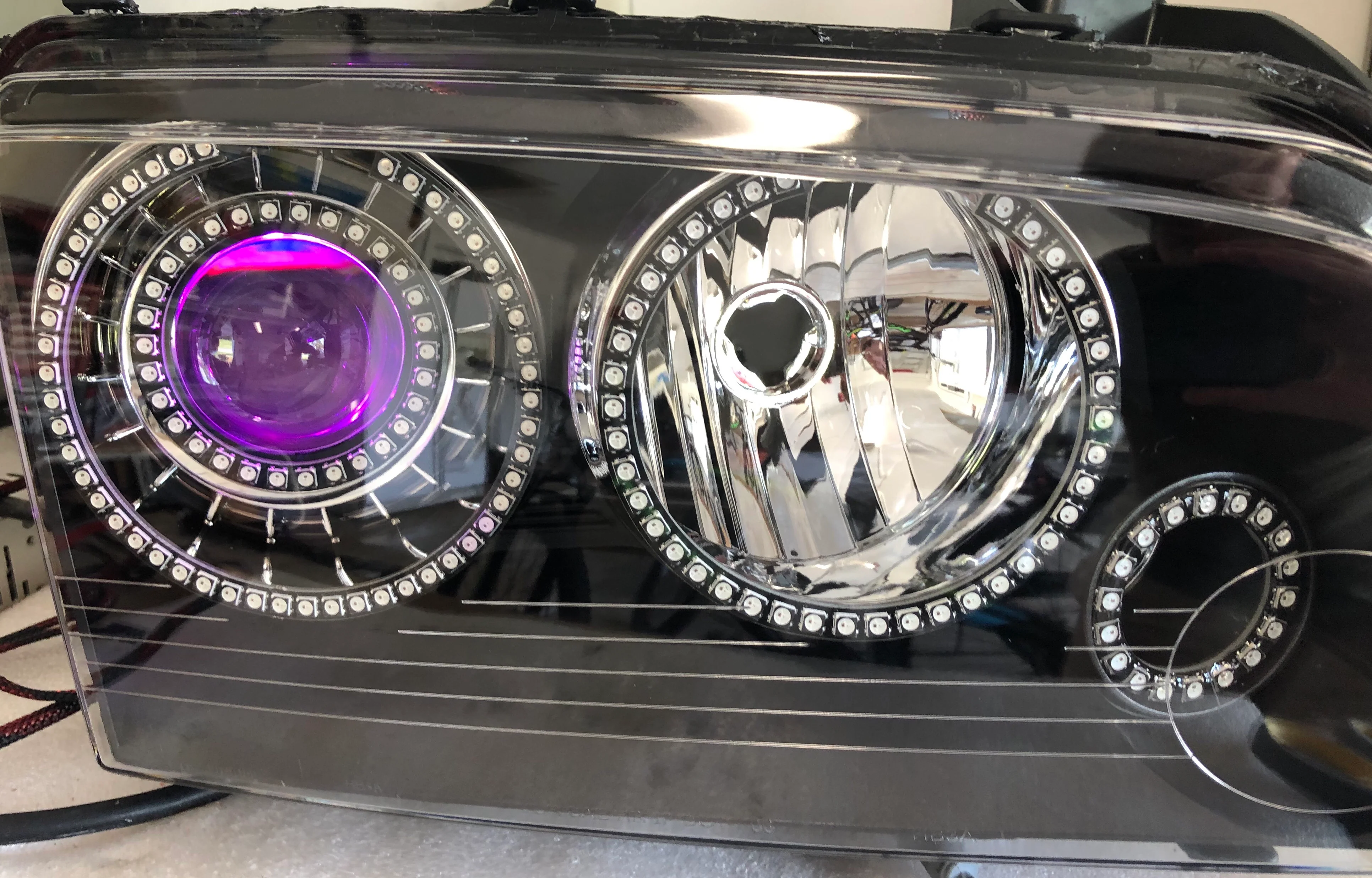 2005-2010 Dodge Charger RGBW Flow Series LED Halo Kit - Image 20