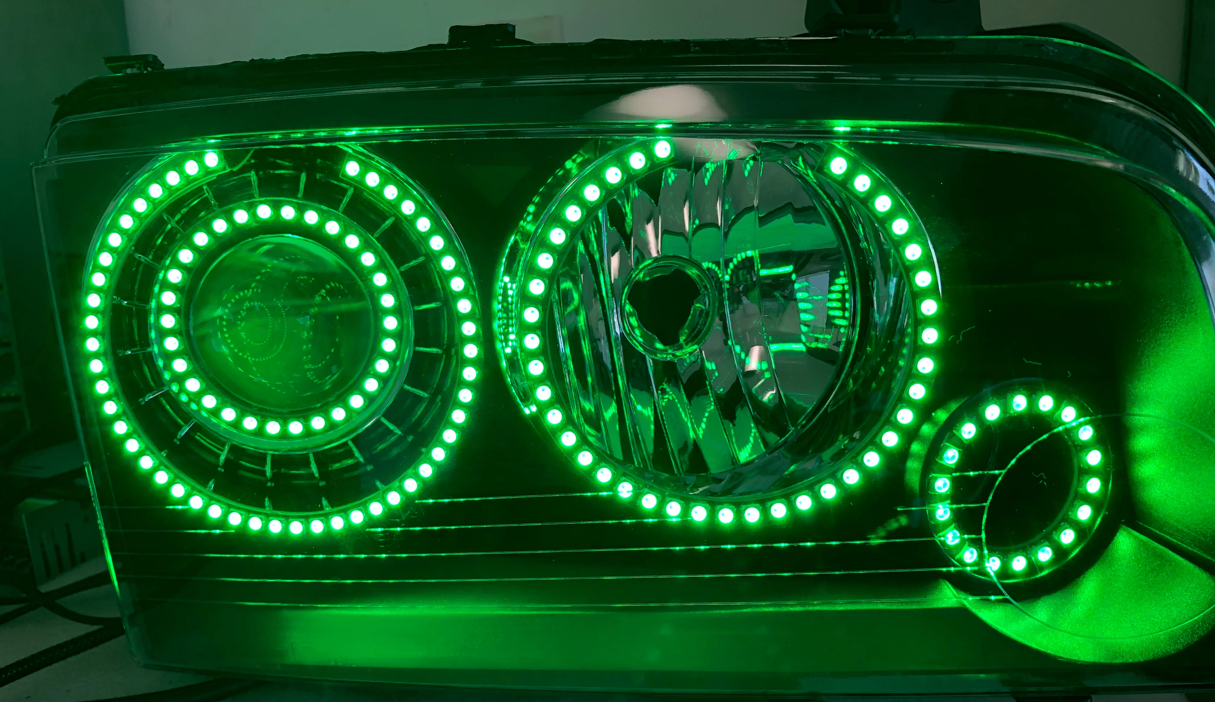 2005-2010 Dodge Charger RGBW Flow Series LED Halo Kit - Image 22