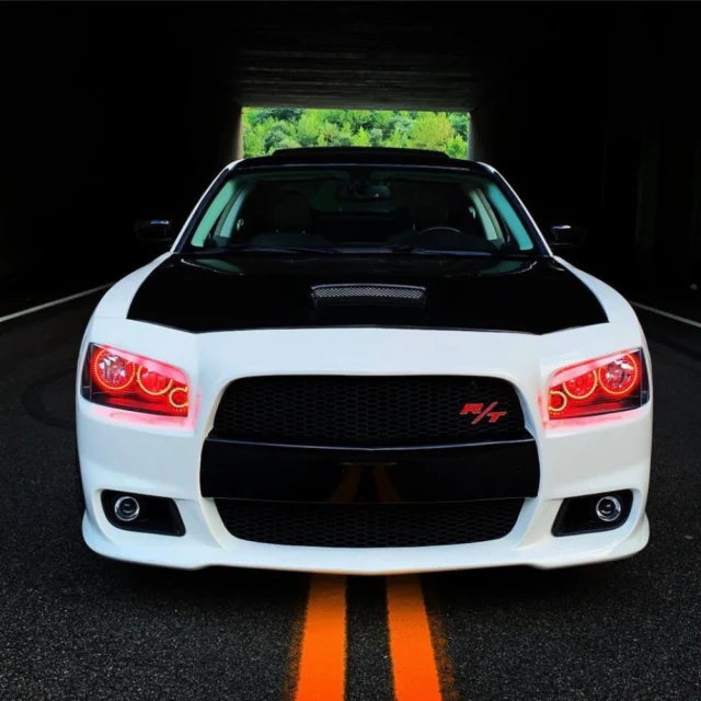 2005-2010 Dodge Charger RGBW Flow Series LED Halo Kit - Image 4