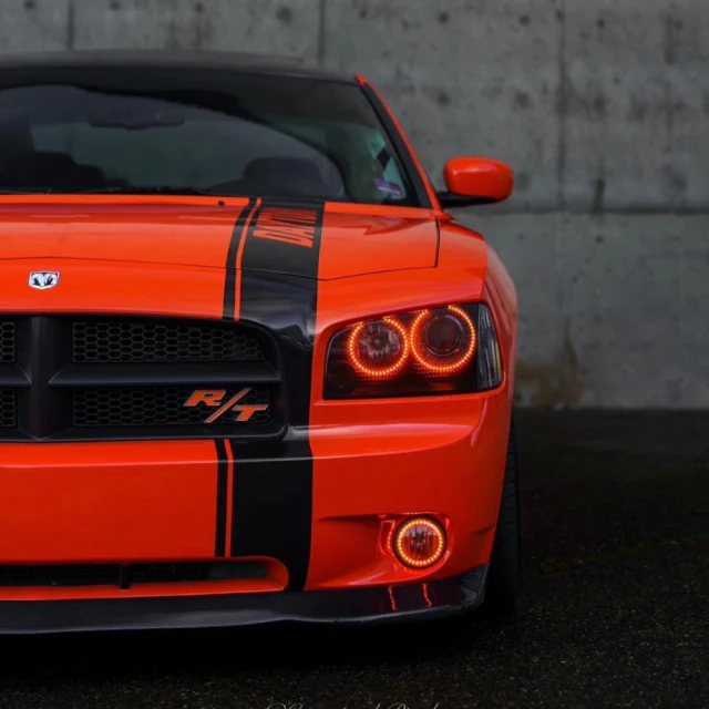 2005-2010 Dodge Charger RGBW Flow Series LED Halo Kit - Image 5
