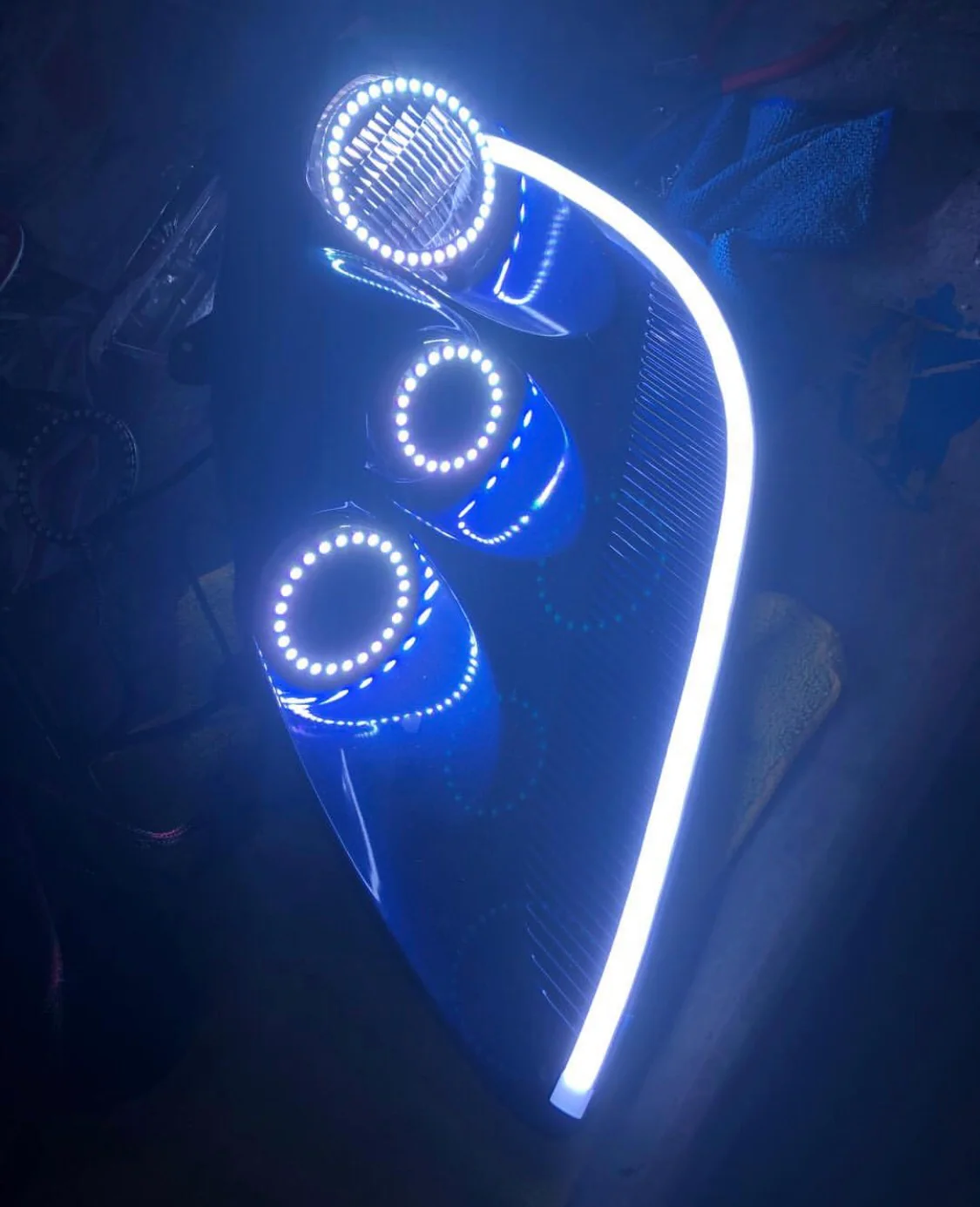 2005-2013 Chevrolet C6 Corvette RGBW Flow Series LED Halo DRL Kit - Image 3