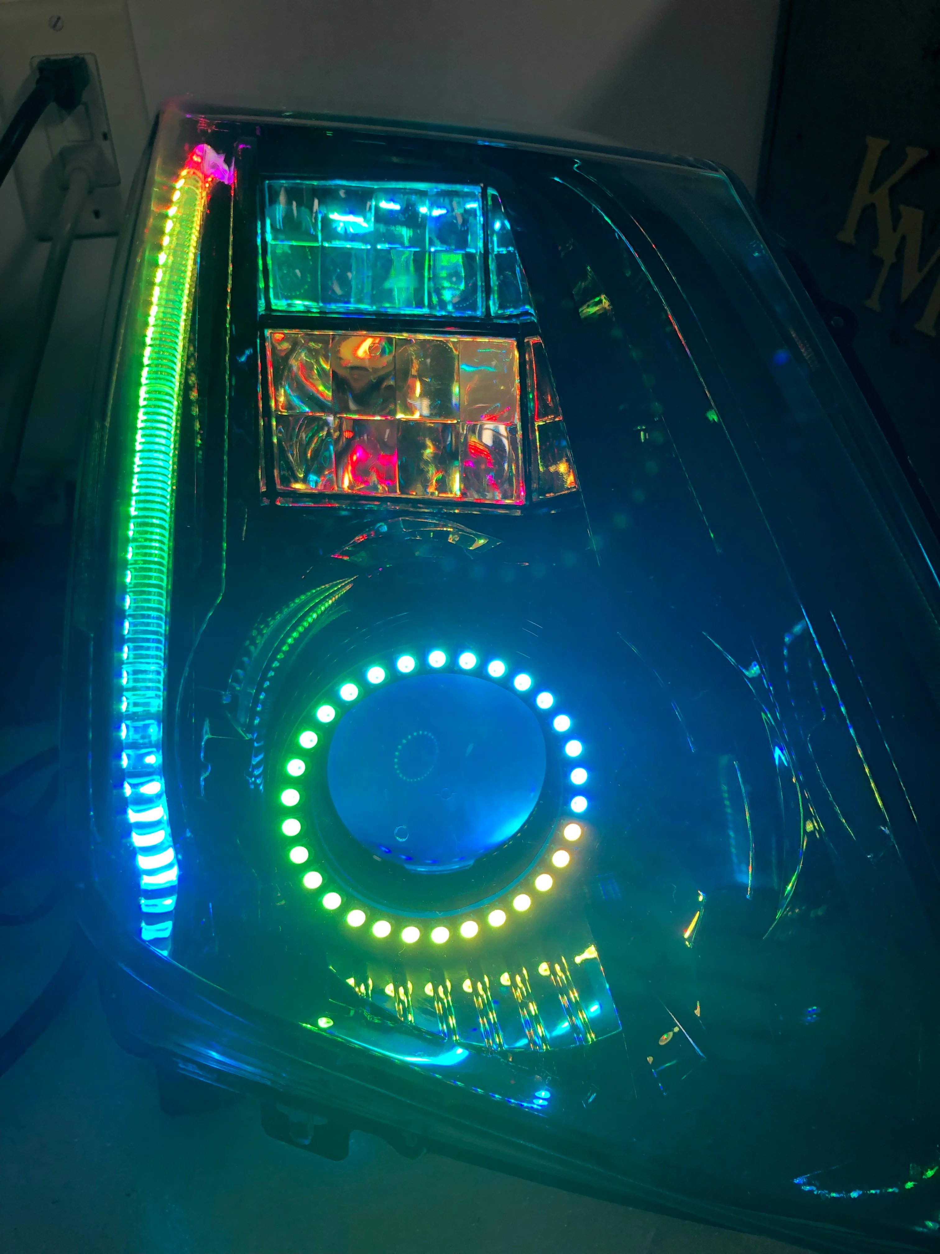 2008-2015 Cadillac CTS CTS-V RGBW Flow Series LED Halo DRL Kit - Image 17