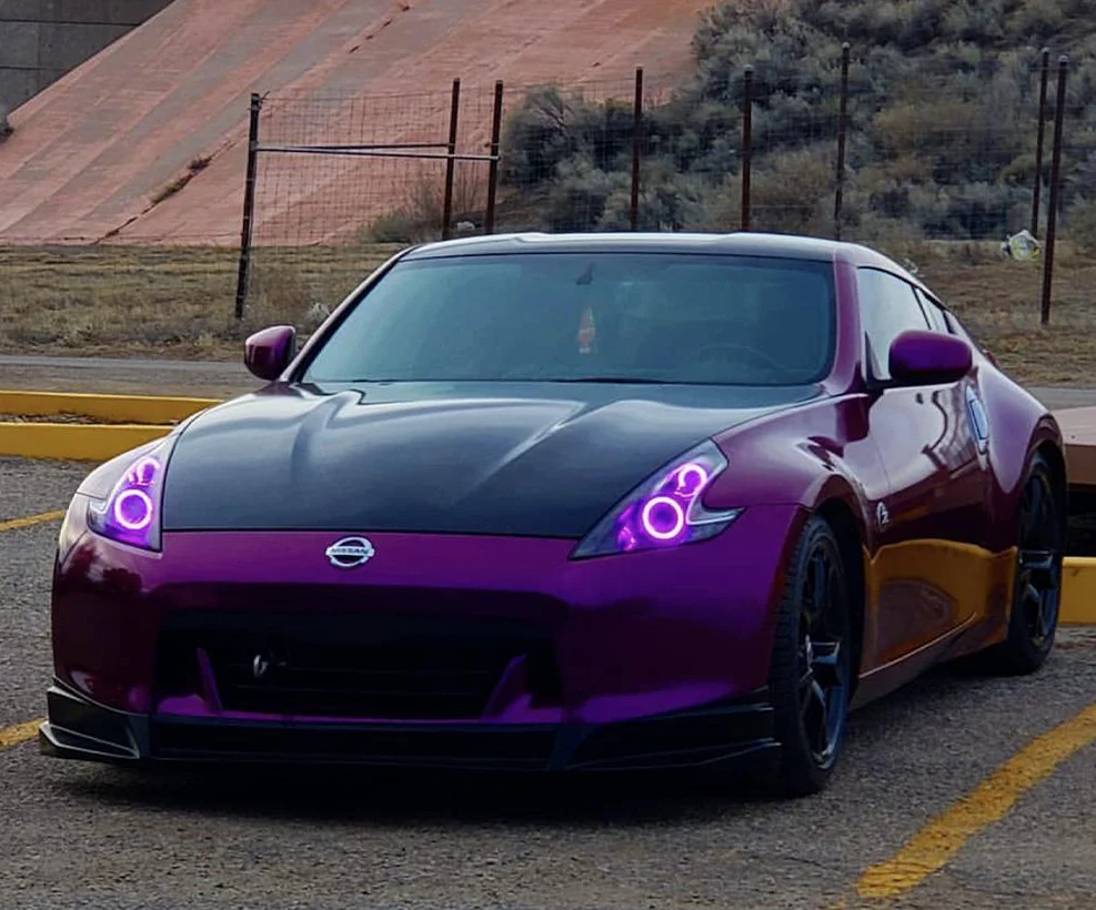 2009-2020 Nissan 370z RGBW Flow Series LED Halo Kit - Image 25