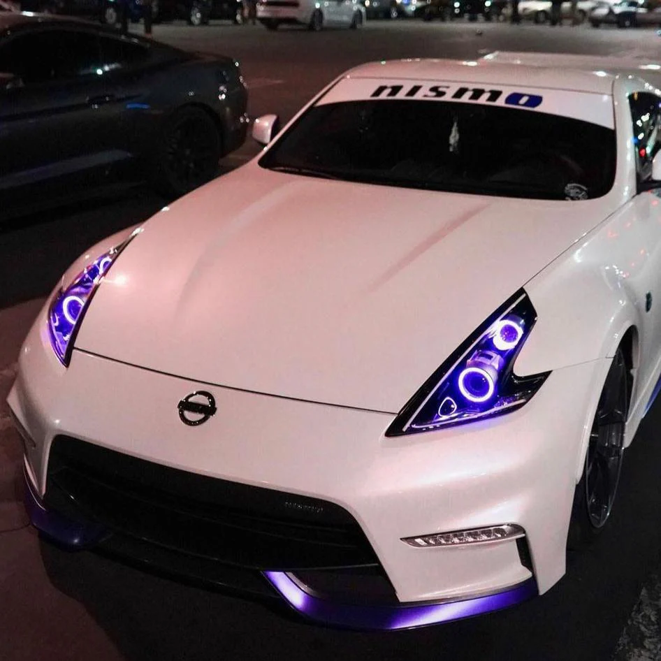 2009-2020 Nissan 370z RGBW Flow Series LED Halo Kit - Image 5