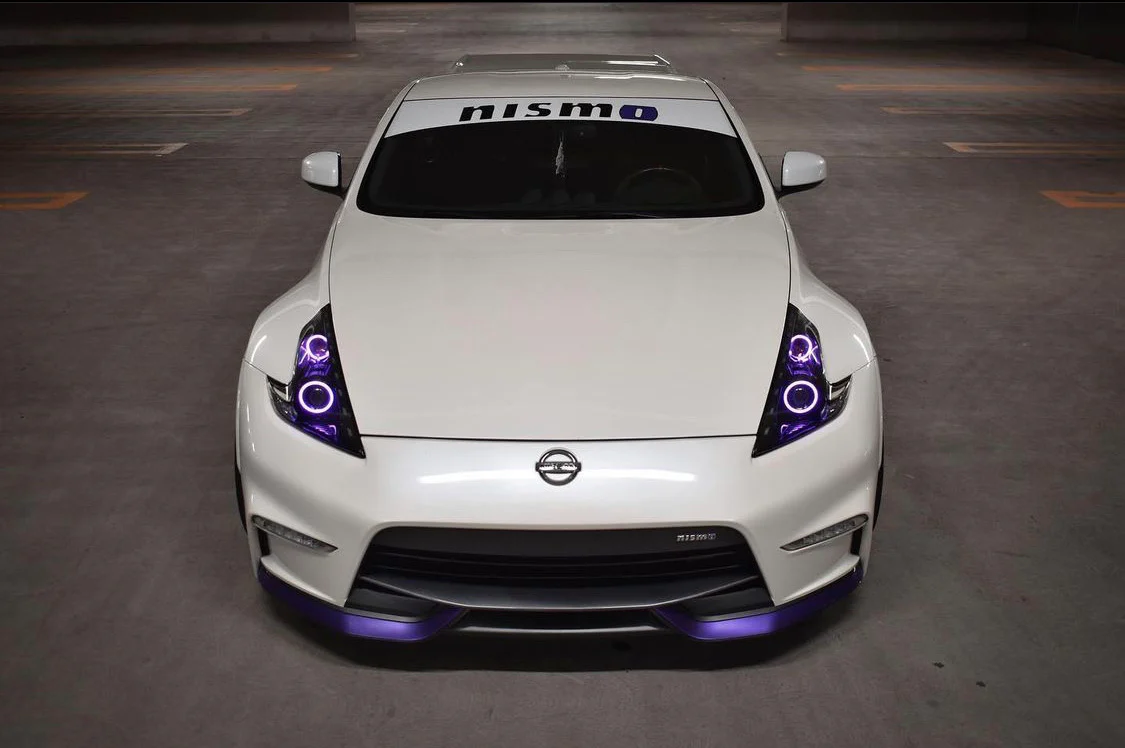2009-2020 Nissan 370z RGBW Flow Series LED Halo Kit - Image 8