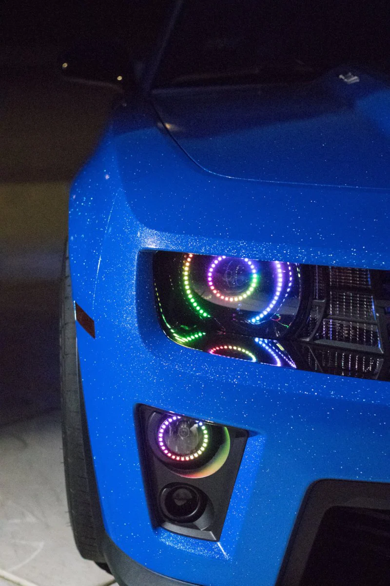 2010-2013 Chevrolet Camaro RGBW Flow Series LED Halo Kit - Image 3