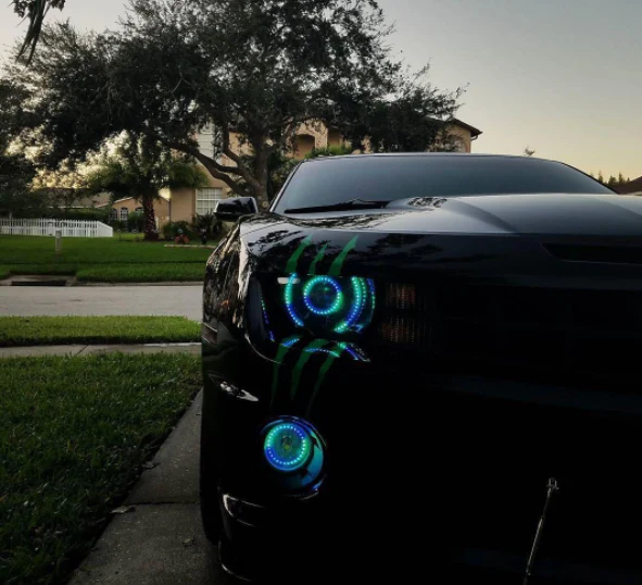 2010-2013 Chevrolet Camaro RGBW Flow Series LED Halo Kit - Image 8