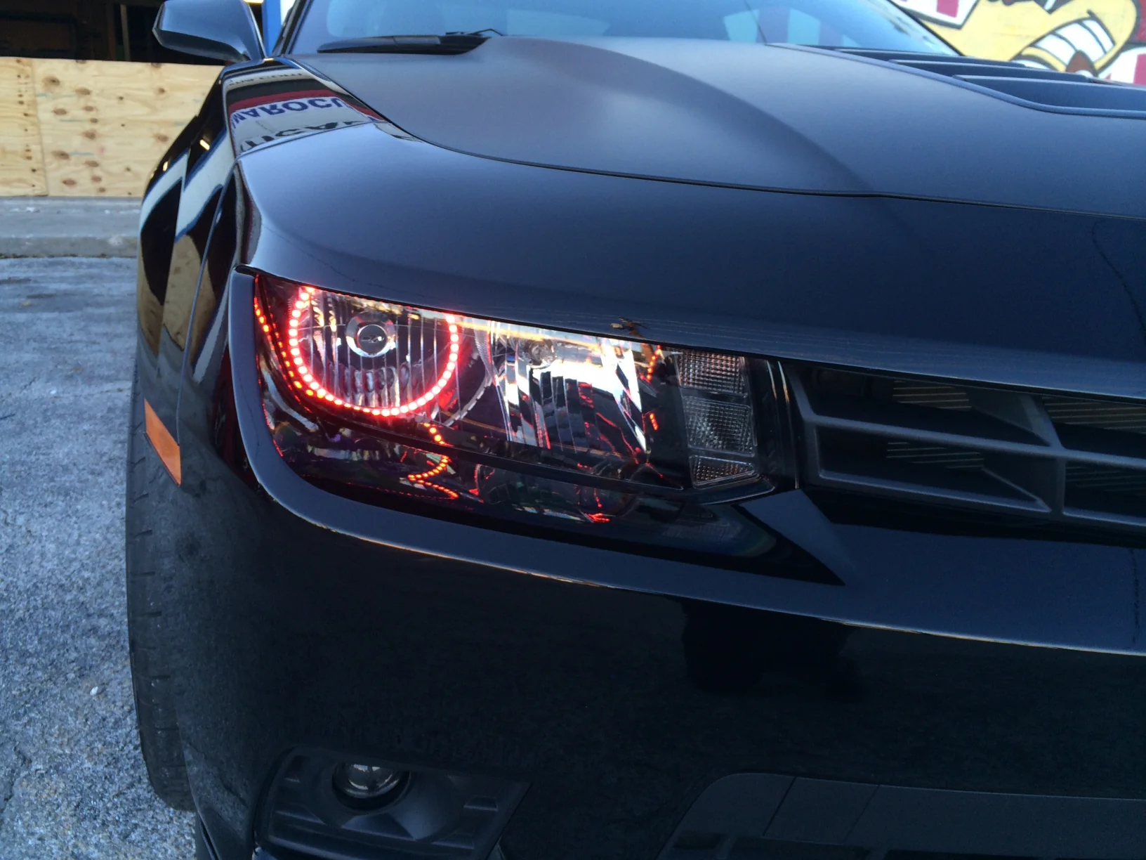 2014-2015 Chevrolet Camaro Non RS/SS (Halogen) Color-Chasing Halo Kit - Image 4