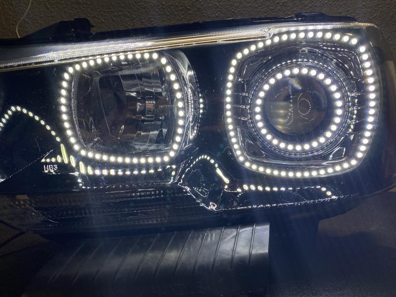 2011-2014 Dodge Charger RGBW Flow Series LED Halo Kit - Image 12