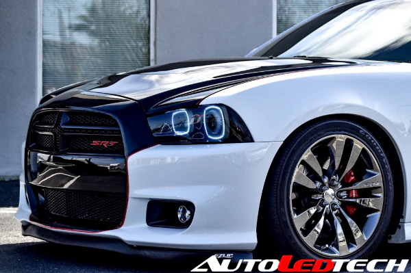 2011-2014 Dodge Charger RGBW Flow Series LED Halo Kit - Image 16