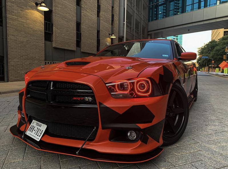 2011-2014 Dodge Charger RGBW Flow Series LED Halo Kit - Image 17