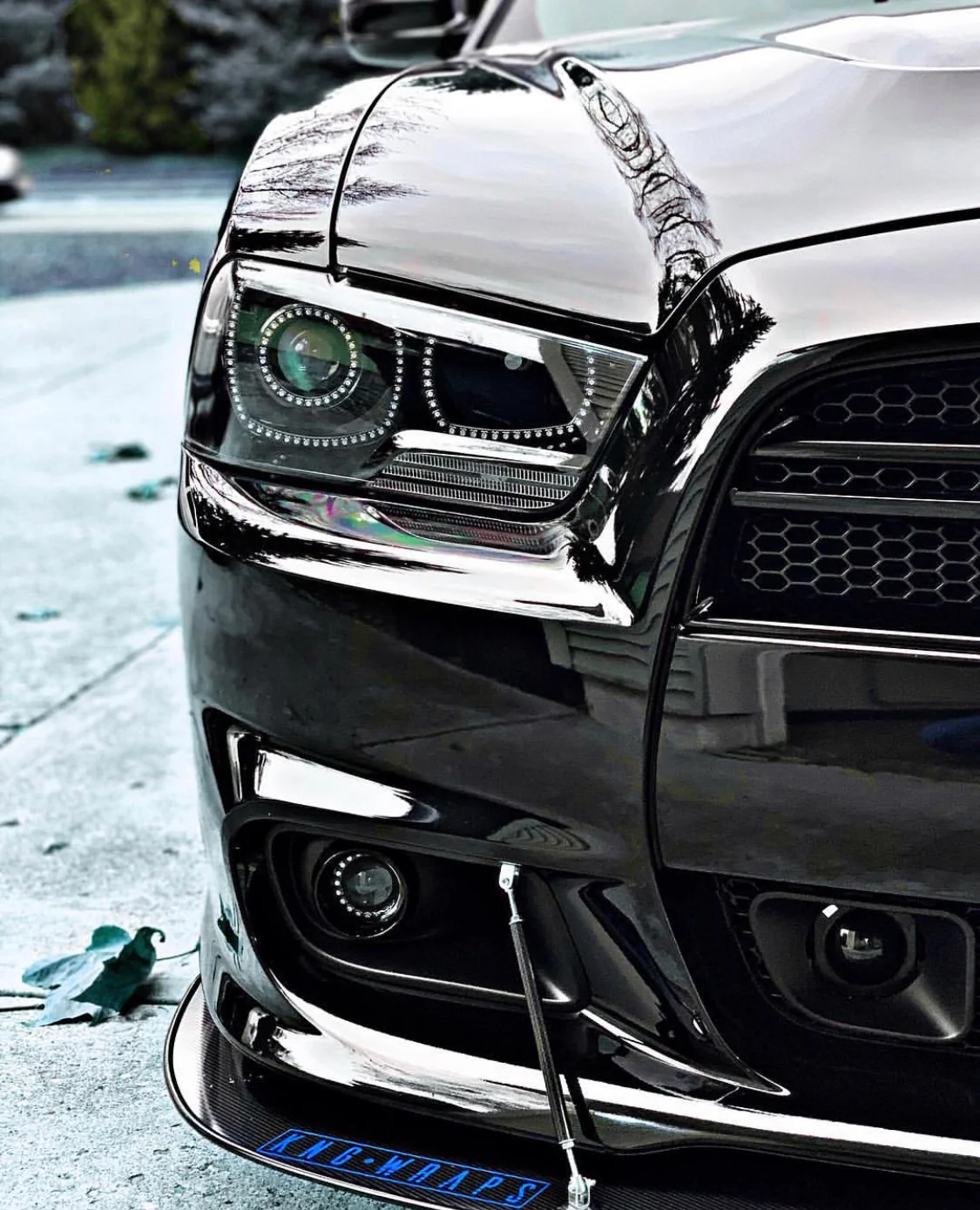 2011-2014 Dodge Charger RGBW Flow Series LED Halo Kit - Image 7