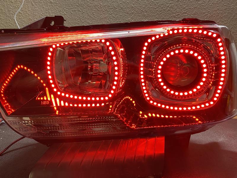2011-2014 Dodge Charger RGBW Flow Series LED Halo Kit - Image 8
