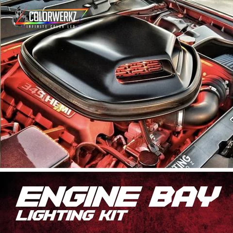 RGBW Flow Series Color-Changing LED Engine Bay Lighting Strips Kit - Image 13
