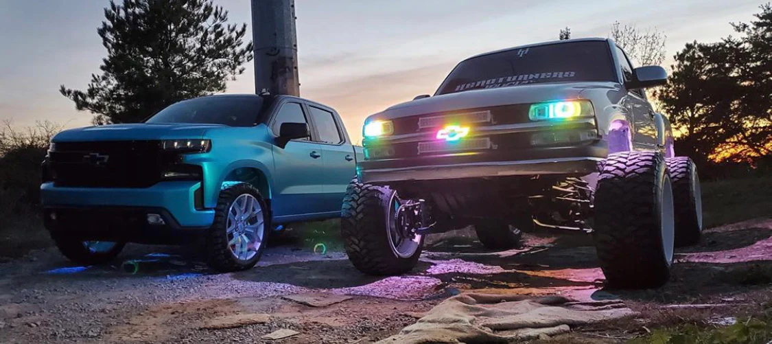 Chevy Bowtie RGBW Flow Series LED Emblem Logo Badge - Image 25