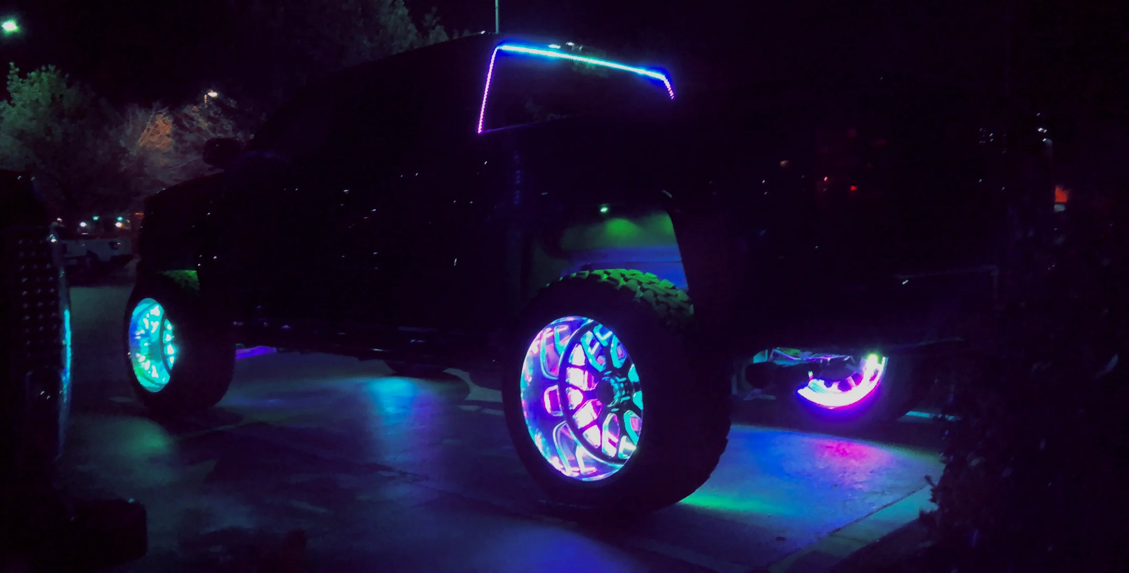 Flow Series Chasing LED Wheel Rings Lights Kit - Image 21