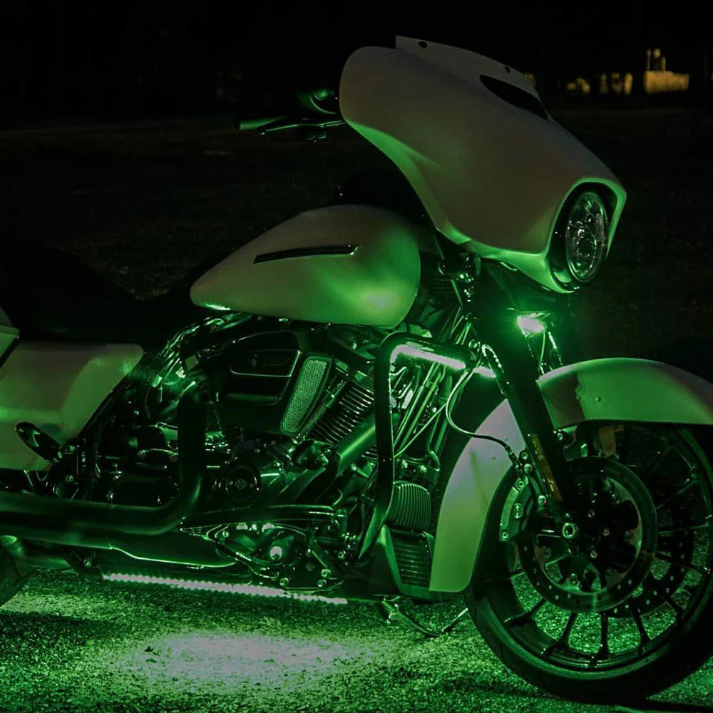 Motorcycle Cruiser Flow Series LED Underbody 13-Piece Lighting Kit - Image 7