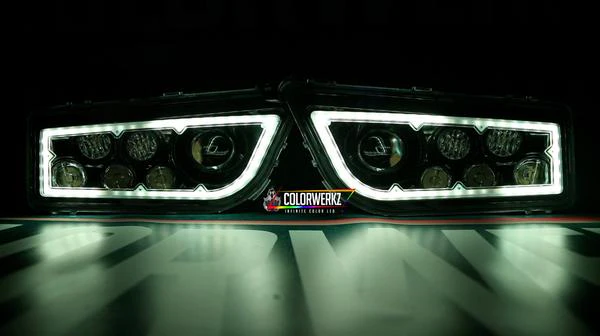 Prebuilt Polaris RZR Color-Chasing Halo LED Headlights - Image 7
